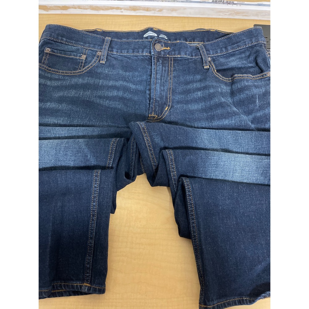 Old Navy Athletic Built-In Flex Jeans Mens 40x30 Dark Wash Denim Pants